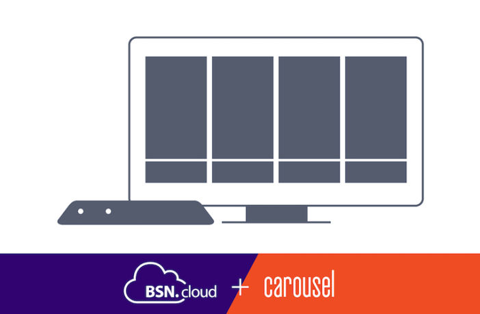 Carousel Digital Signage announces Iintegration with BrightSign’s BSN.cloud