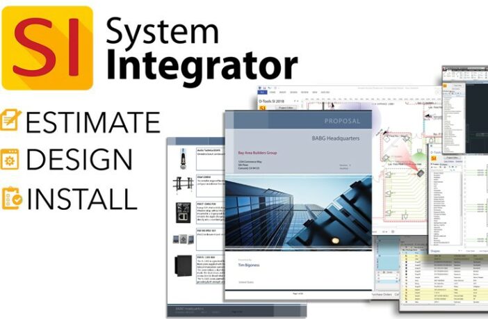 system integrator graphic about estimate design and install