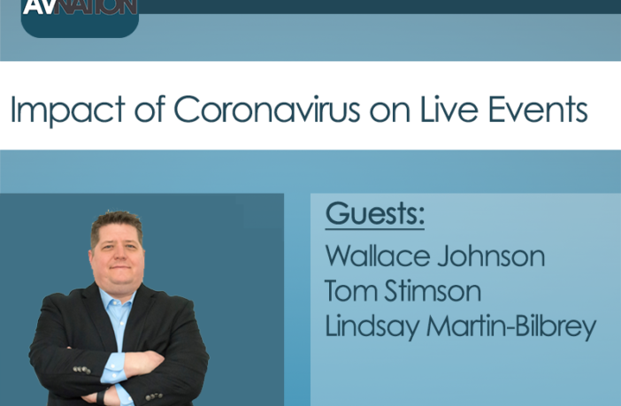 Discussing the impact of the Coronavirus on the live staging and events industry.