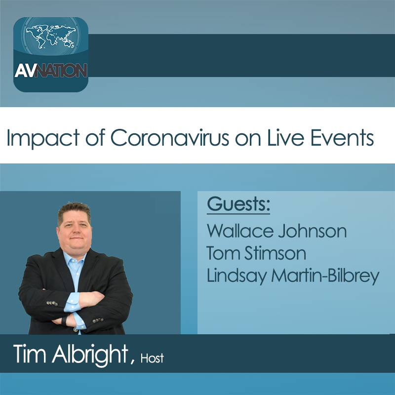 Discussing the impact of the Coronavirus on the live staging and events industry.