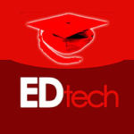 edtech graduation hat graphic