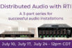 RTI Distributed Audio webinars