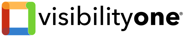 VisibilityOne Logo Black Text