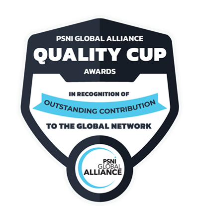 psni global alliance quality cup awards graphic