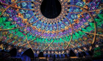 projection mapped ceiling
