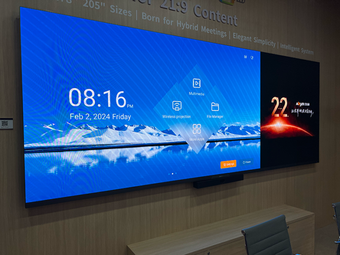 Sala de juntas AVNation ISE 2024 Absen