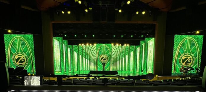 Absen LED Center Screen and moving screens on either side plus two stationary on the outside (1) Absen-LED-Center-Screen-and-moving-screens-on-either-side-plus-two-stationary-on-the-outside-1-scaled