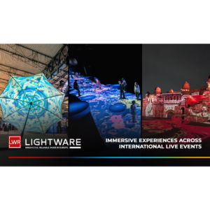 Engenharia Visual Lightware. Experiência de arte espelhada no Forte Gwalior