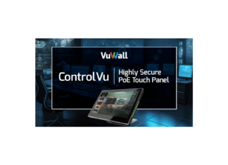 PoE ControlVuTM touch panel