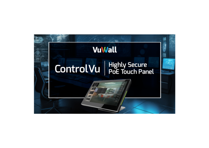 PoE ControlVuTM touch panel