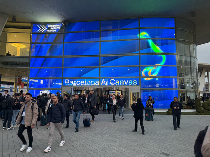 AVNation ISE 2025 video wall