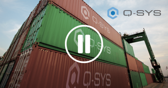 QSC products affected by tariff-related pause in ordering