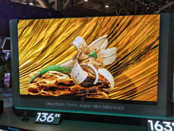 Hisense 136-inch 4K DVLED prototype - Image credit: Robert Heron