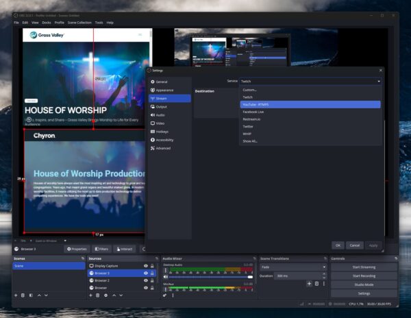 OBS Studio - Image credit: Robert Heron