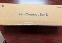 Sennheiser TeamConnect Bar S box