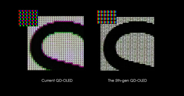 QD-OLED font-rendering comparison - Image credit: MSI