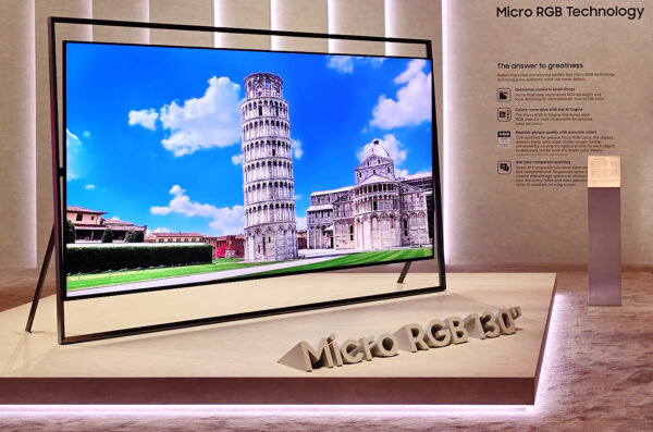 130-inch Samsung Micro RGB TV - Image credit: Samsung