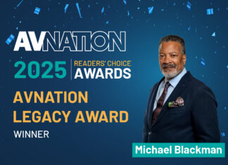 Honoring Mike Blackman with the AVNation Legacy Award Mike Blackman ISE