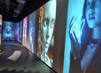 Christie Jazz Series projectors power L-shaped screen at the Building Centre