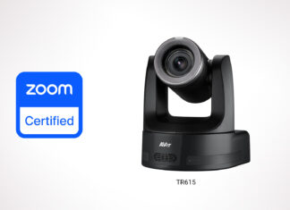 AVer’s TR615 PTZ Camera Achieves Zoom Rooms Certification