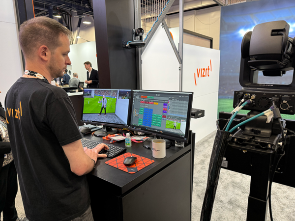 NAB 2026 Vizrt green screen