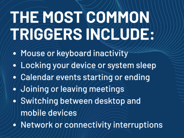 Most common Teams triggers