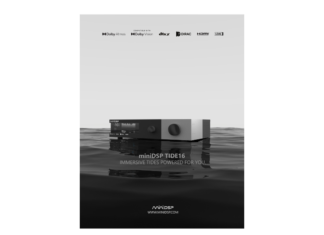 Dirac Live Active Room Treatment Included in miniDSP’s New Tide16 Multi-Channel Processor