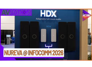 Nureva Introduces HDX Series for Large-Room Audio at InfoComm 2026