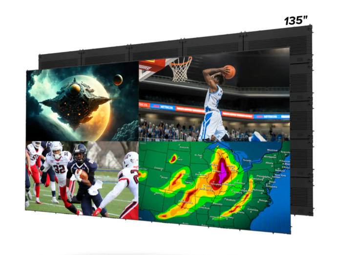 03_AWALL_135_Multview_ AWALL 135" DVLED display - Image credit: AWALL