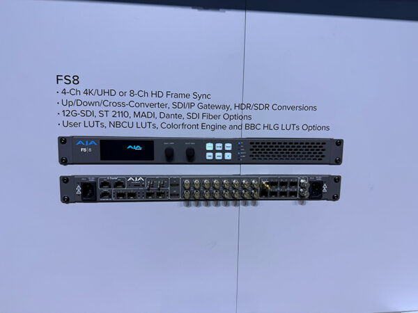 AJA FS8 IBC 2026