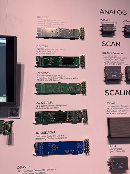 AJA cards IBC 2026