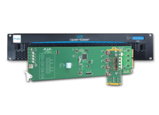 AJA Debuts OG-FiDO-4 openGear Four-Channel SDI/Fiber Conversion Cards